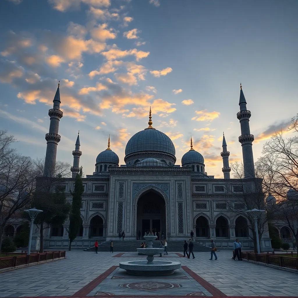 فتاة صغيرة عربية، فاطمة، تجلس أمام نافذة، ترفع يديها للدعاء، منظر ربيعي من الخارج، فن رقمي، أجواء مشرقة، ألوان دافئة، جودة عالية