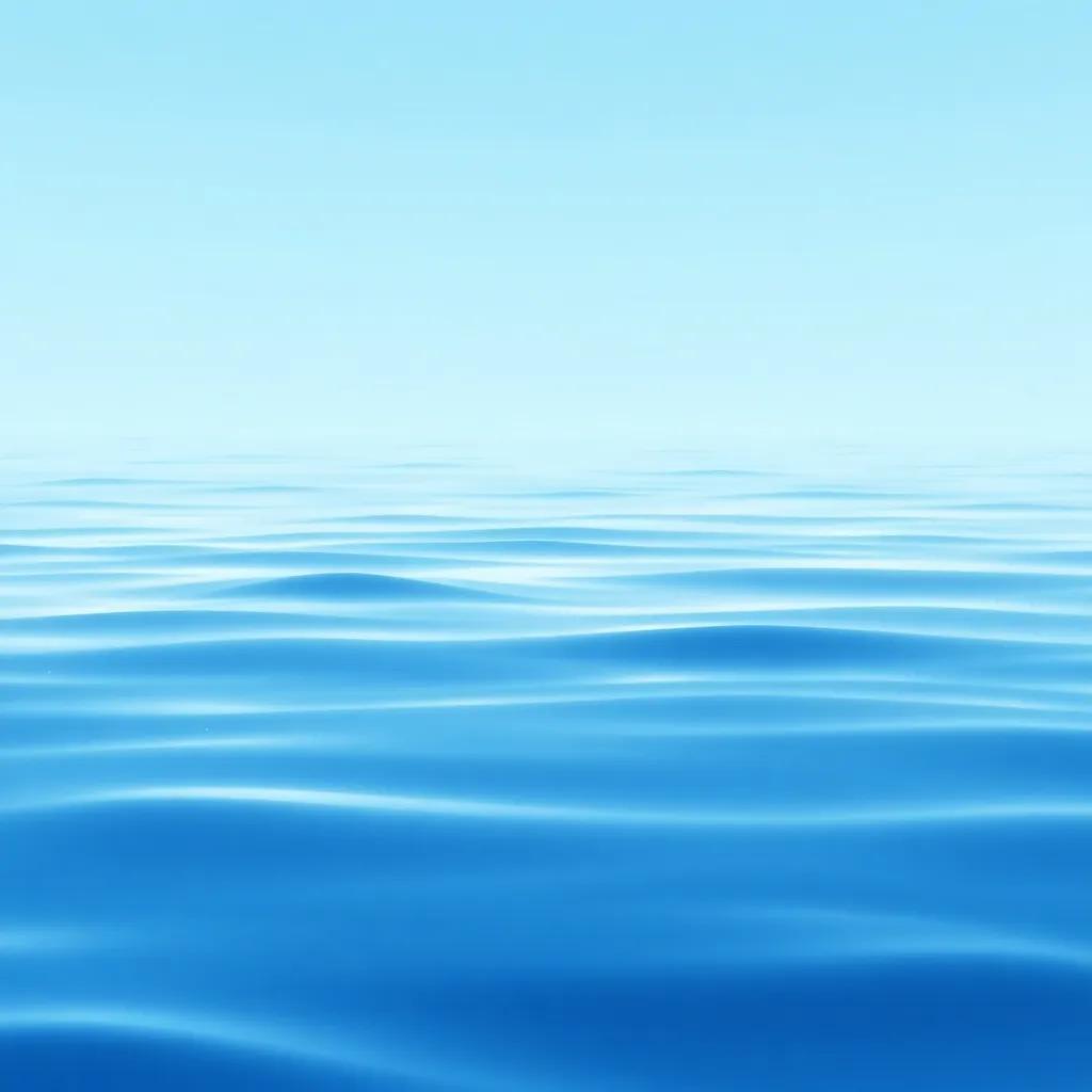 A calm blue color character, gentle and soothing, showing children a tranquil blue lake with soft waves, peaceful scenery, illustrated calmness emphasized.