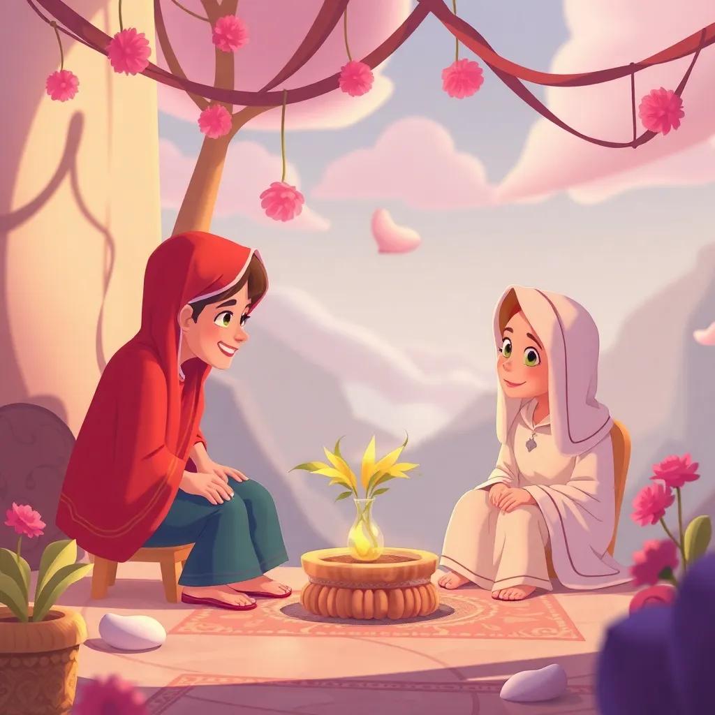 لحظة مصيرية عندما تجذب أضواء المعرض أنظار الحضور نحو لوحات فارس، عواطف مختلطة في الأجواء، مشهد مثير وساحر.