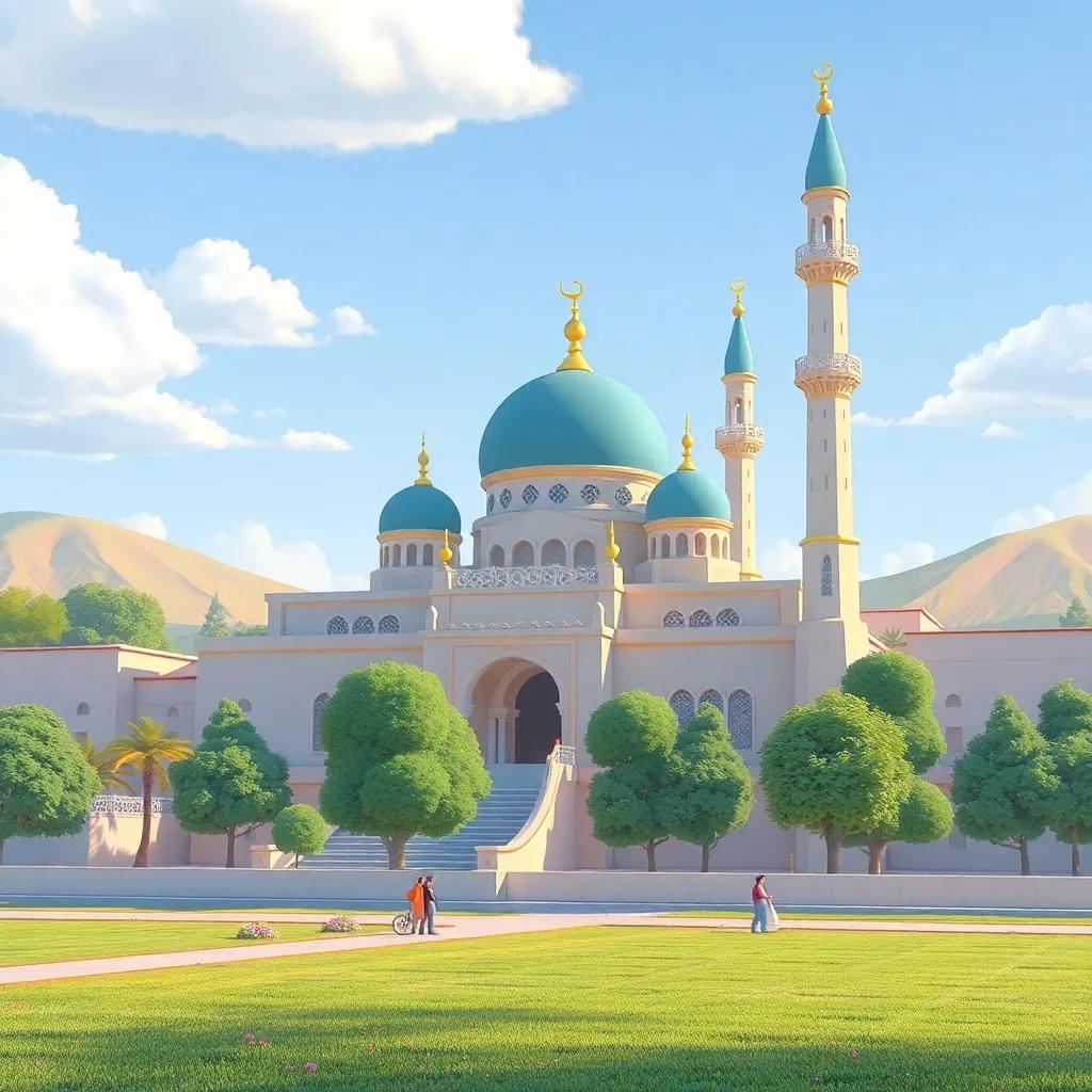 أهل القرية، مع رعد، فرحين ومتحلقين حول التنين، جو من السعادة والدفء، رسمة إبداعية، أشخاص يبتسمون مع تأثيرات جميلة، قصة تحتفل بالصداقات