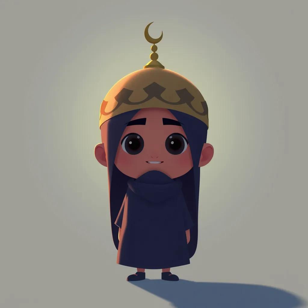 عبدالله، صبي عربي، 10 سنوات، يرتدي قميصاً أزرق وبنطلون جينز، يقص الأعشاب في حديقة، تحت أشعة الشمس، مشهد مبهج، دافئ، إضاءة ناعمة، تفاصيل واضحة