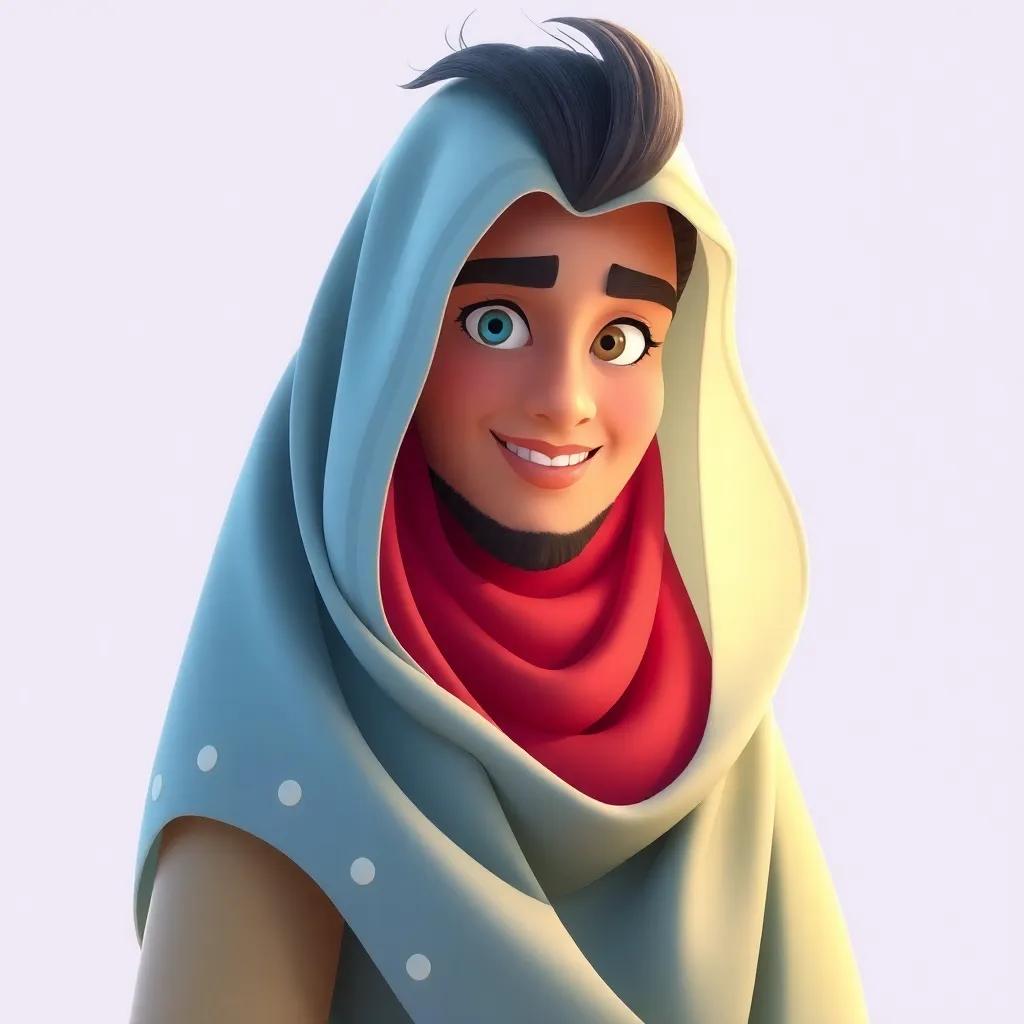 سارة، فتاة صغيرة، مع شعر بني قصير، ترتدي ثوبًا ملونًا بألوان قوس قزح، تتحدث مع الأطفال في الحديقة، بعض الأطفال ينظرون إليها غير متأكدين والبعض الآخر يضحك، تصوير واقعي، تفاصيل عالية، أجواء اجتماعية