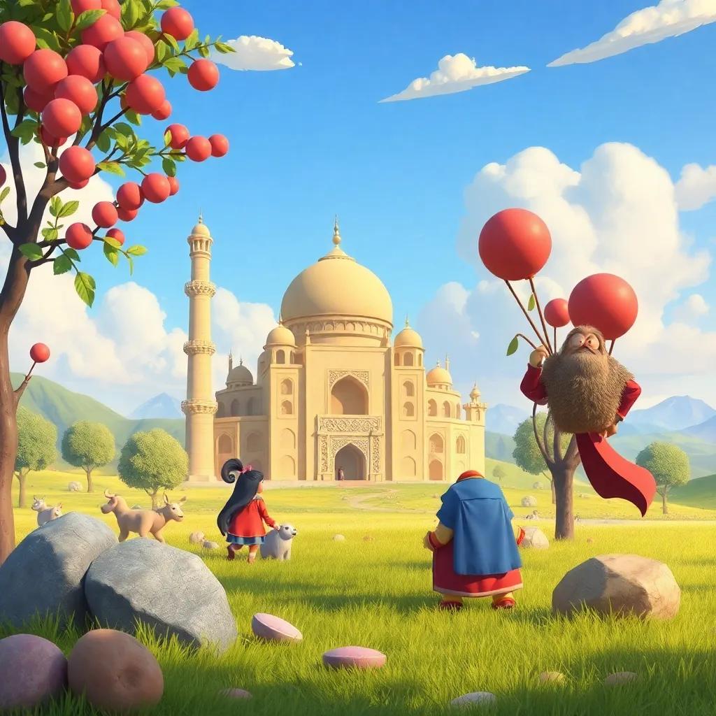 أطفال يتجهون نحو منزلهم في المساء، مع مشاعر التعليم والشغف بالحيوانات، طريق مريح تحت الضوء الناعم، تصوير دافئ ورائع