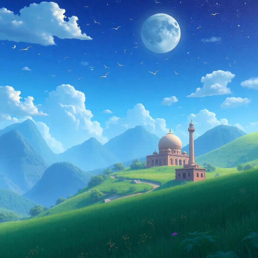 طفل صغير فيصل، مع بشرة سمراء، يرتدي قميصًا ملونًا وسروالًا قصيرًا، يدخل فصل الروضة مبتسمًا، يحتضن دفتره، فن رقمي، ألوان زاهية، جو مبهج، رؤية قريبة، جودة عالية