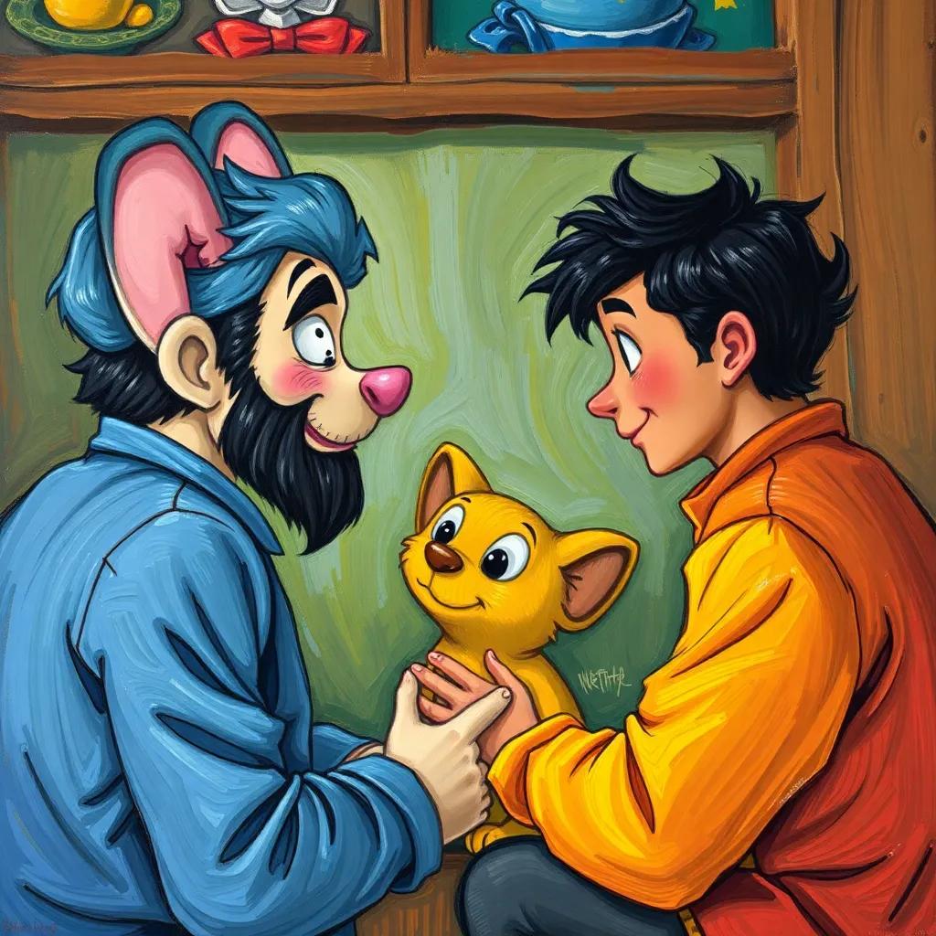 Toto sharing a heartfelt moment with Remy and Soso, talking about friendship, touching atmosphere, and playful expressions