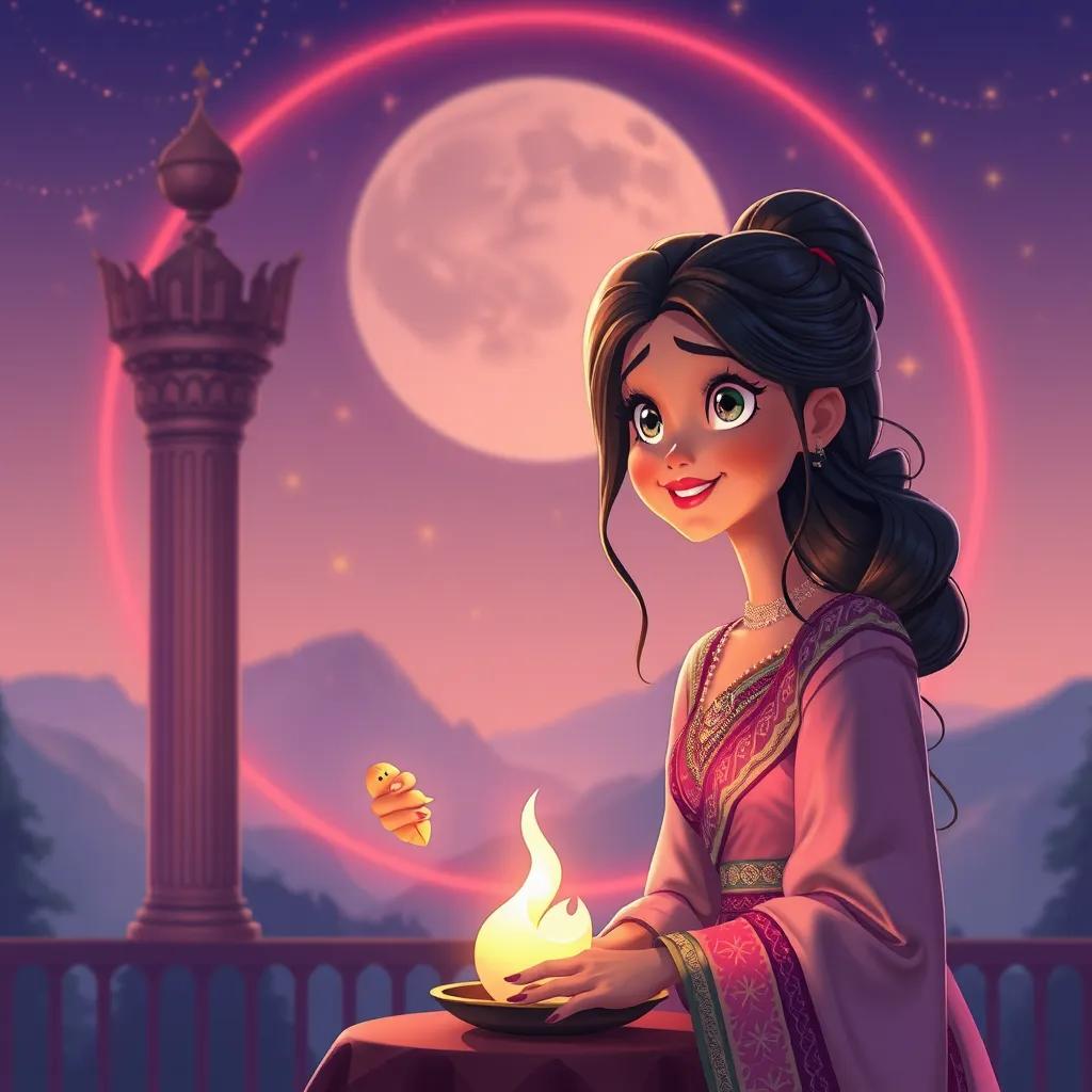 علي، ولد عربي صغير، يجلس تحت شجرة كبيرة في الغابة، يحمل كتابًا ملونًا في يده، أشعة الشمس تتسلل عبر أوراق الشجر، مشهد هادئ، فن رقمي، ألوان دافئة، أجواء مريحة، جودة عالية