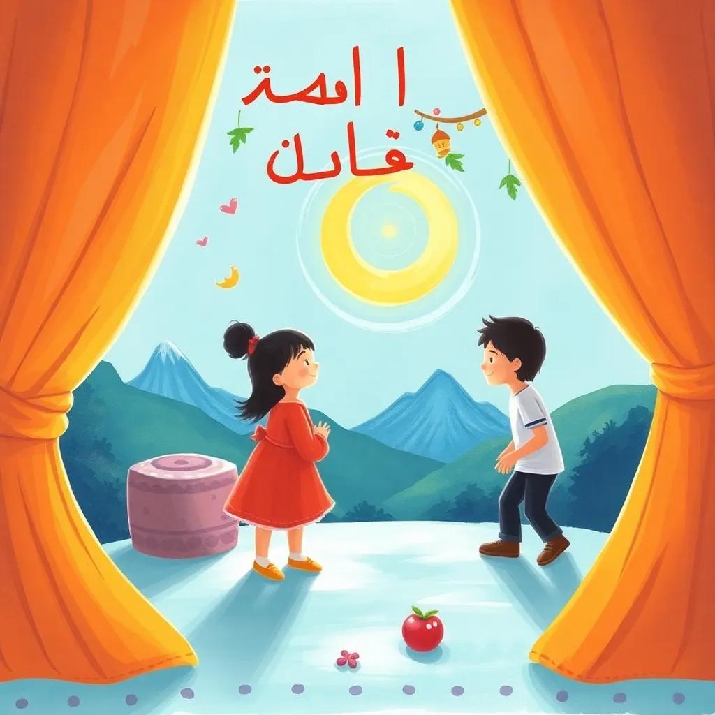 ليلى، فتاة عربية صغيرة، تتعهد بنفسها بصحة جيدة، تقف في الحديقة الخضراء، مع ابتسامة محبة، جو مريح وملهم، عالية الجودة