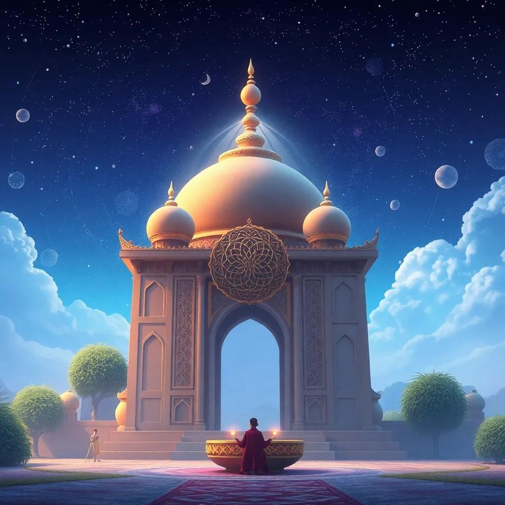 ليلى، أمام حجر كبير، تحاول دفعه، تعبير عن القوة والتحدي، خلفية غابة جميلة، تفاصيل واقعية، جودة فنية ممتازة