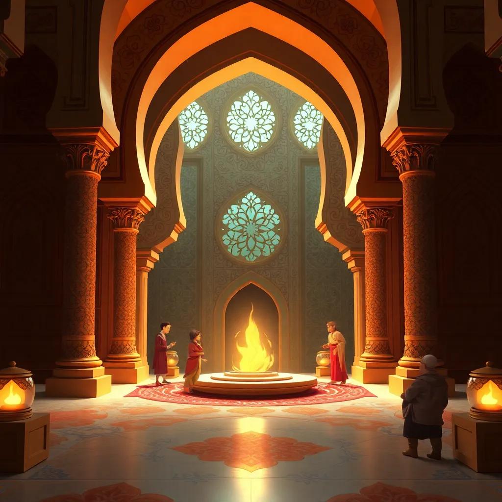 محمد، فتى جميل ذو شعر بني مع تعبير حزين، يتألم في سريره، ويداه على بطنه، الغرفة مظلمة بعض الشيء، إضاءة خفيفة، تعبير مؤثر