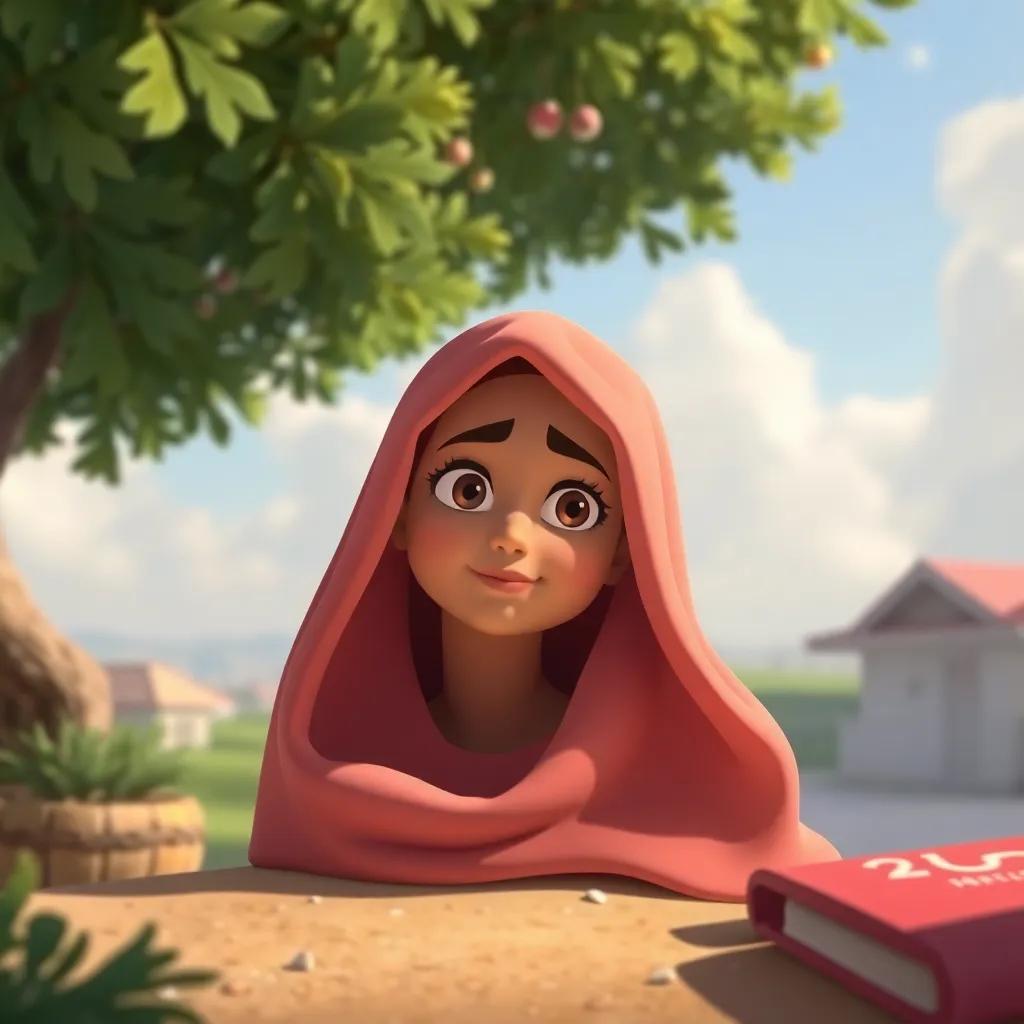 اكتشاف الأصدقاء لفخارة قديمة تحت الرمال، علي يتفحص الفخارة بفضول، سارة ومريم بجانبه، الشمس تغرب في الأفق، صورة غامضة وساحرة، تفاصيل دقيقة، تأثيرات دافئة، مشهد تاريخي