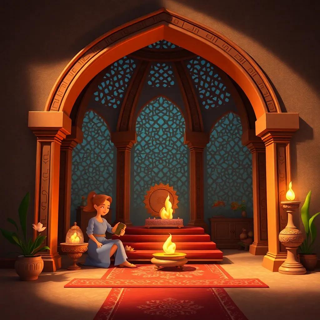 الأصدقاء يتجهون إلى منازلهم بعد مغامرتهم، بينما يحملون كيس نفايات، يبتسمون بفخر، المناظر الصحراوية خلفهم، مشهد محفز ومليء بالإنجاز، ألوان دافئة، تصوير واقعي وعاطفي