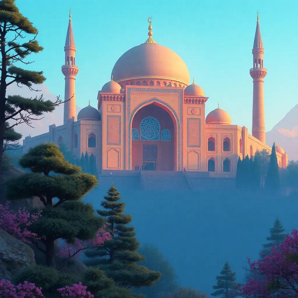 مجموعة من الزهور، تحديق لزهرات الأرجواني، وعليها تعبيرات مثيرة، تتحدث مع بعضها البعض حول التعاون، التصوير الرقمي، ألوان مشرقة، مشهد حيوي، جودة فنية عالية