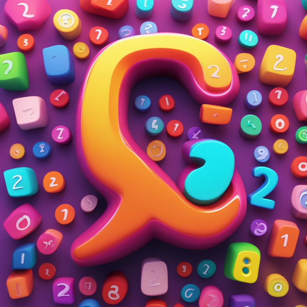 The number '2' eagerly transformed into '@', smiling with joy, next to the Shift key, surrounded by vibrant colors, digital art, playful ambiance, high quality