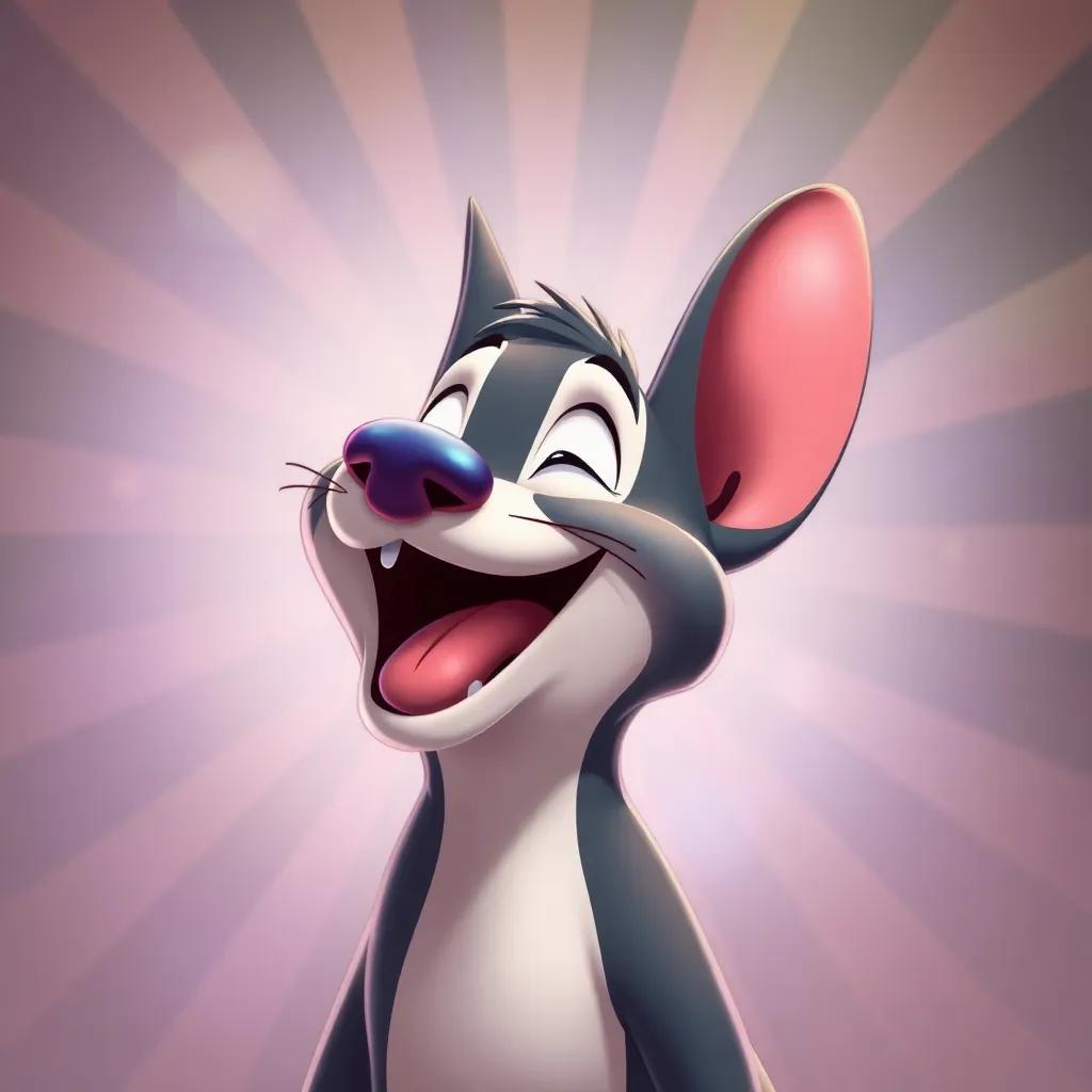 Tito sonriendo, con un fondo chillón de rayas y colores, mostrando cómo se siente especial y fuerte, ilustración vibrante, perspectiva positiva, calidad alta