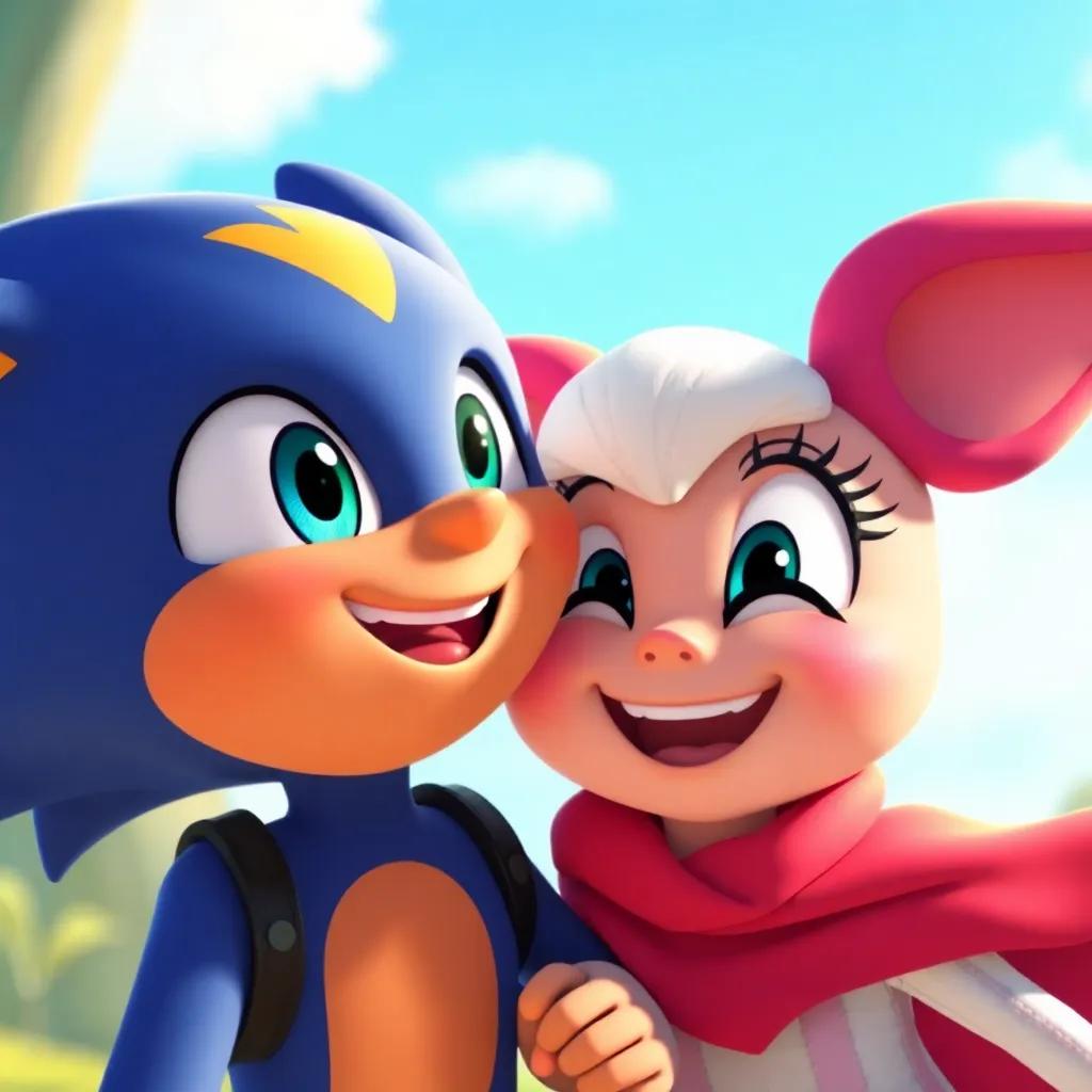 A close-up of Speedy and Lily together, both filled with joy after an adventure, bright colors and happy expressions emphasizing their friendship, fantasy illustration