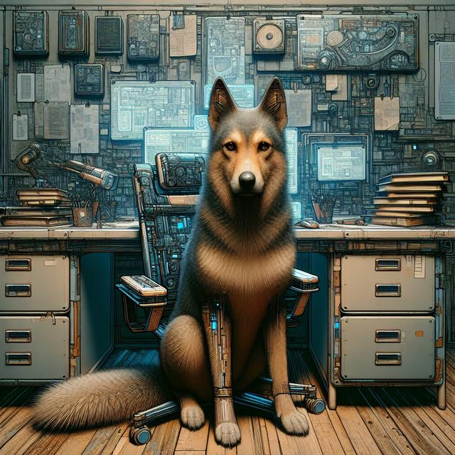 Portada del libro de la historia titulada: El Perro Estudioso