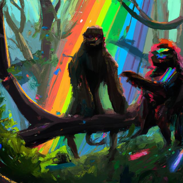 Portada del libro de la historia titulada: Luna y Simón: Los Monos Fullcolor en la Selva