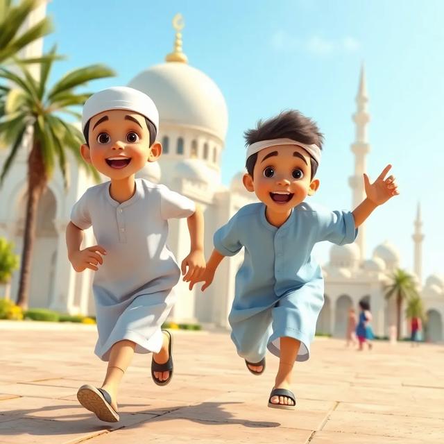 غلاف الكتاب القصة بعنوان: أحمد والمسجد