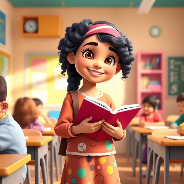 غلاف الكتاب القصة بعنوان: أهمية العلم في المدرسة