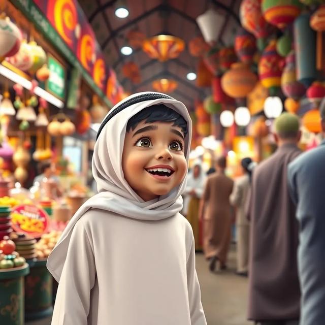 غلاف الكتاب القصة بعنوان: الأمانة في سوق المباركية