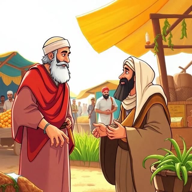 غلاف الكتاب القصة بعنوان: الإمام الكاظم والمزارع الغاضب