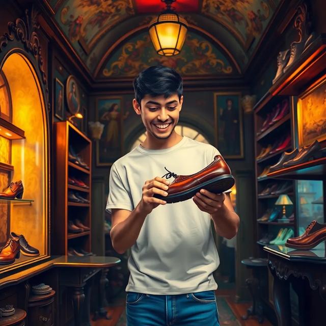 غلاف الكتاب القصة بعنوان: الحذاء المسحور