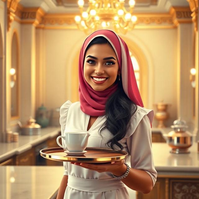 غلاف الكتاب القصة بعنوان: الخادمة الفاتنة والملياردير القاسي الوسيم