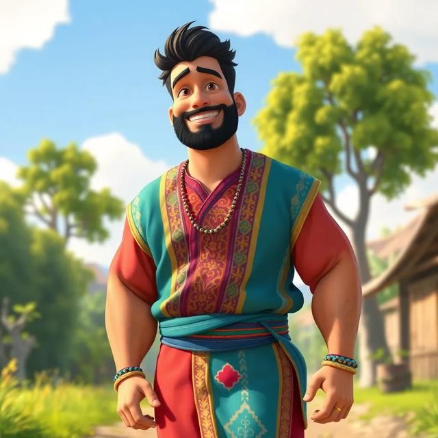 غلاف الكتاب القصة بعنوان: الرجل الجميل البنية