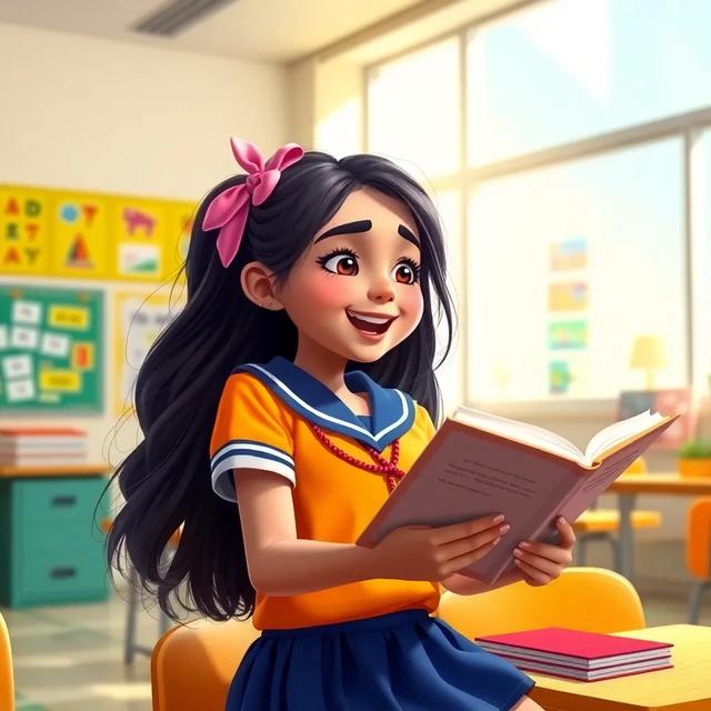 غلاف الكتاب القصة بعنوان: الفتاة الطموحة
