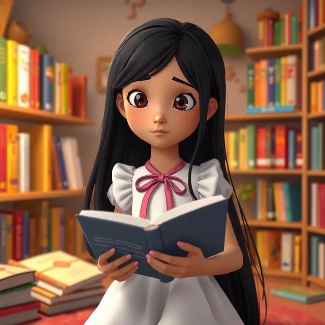 غلاف الكتاب القصة بعنوان: الفتاة العبقرية وأهدافها