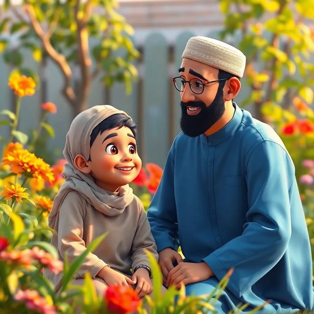 غلاف الكتاب القصة بعنوان: المسلم الصغير ودروس القرآن