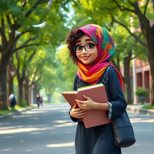 غلاف الكتاب القصة بعنوان: المعلمة المجتهدة والمكرسة