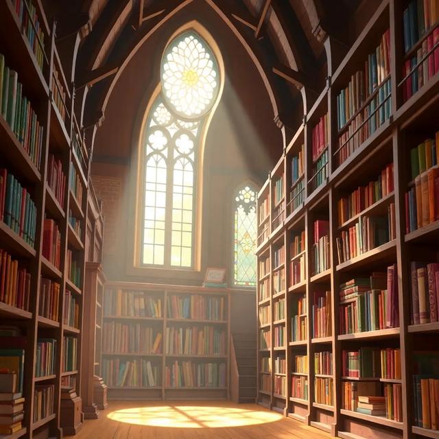 غلاف الكتاب القصة بعنوان: المكتبة السحرية