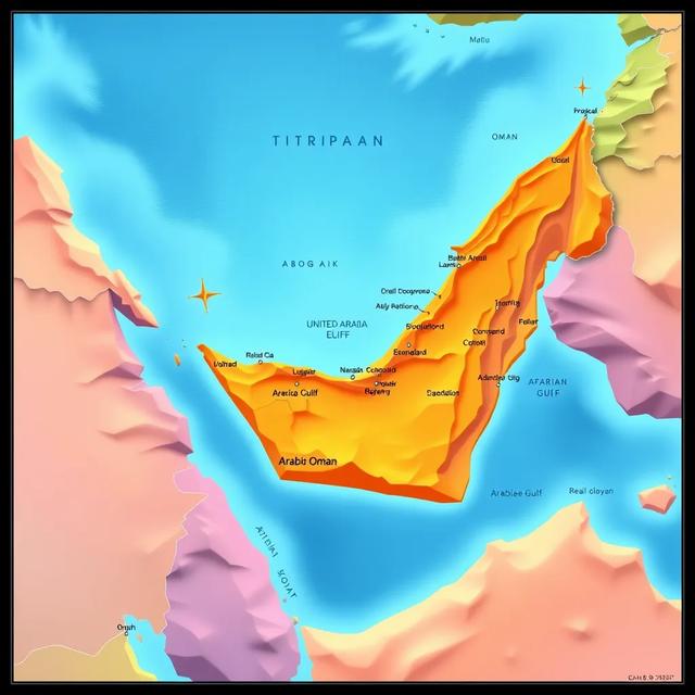 غلاف الكتاب القصة بعنوان: الموقع الفلكي لدولة الإمارات