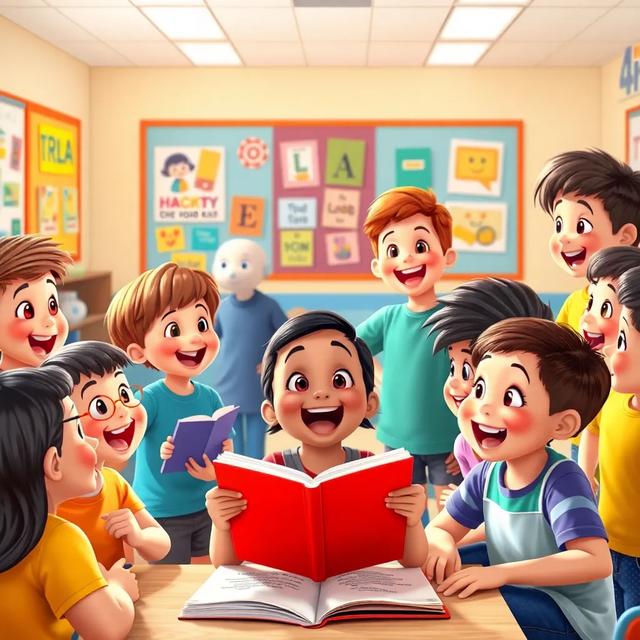 غلاف الكتاب القصة بعنوان: برنامج القراءة الوطني