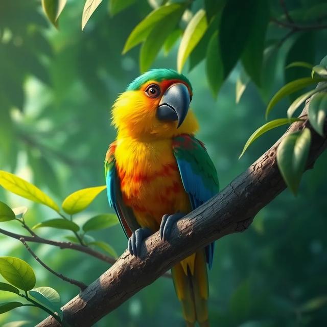 غلاف الكتاب القصة بعنوان: بَبّو الببغاء اللي ماحدش سمعه