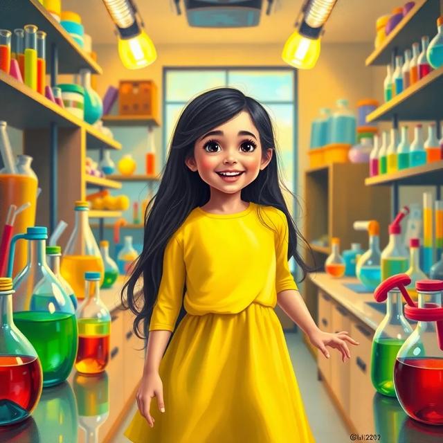 غلاف الكتاب القصة بعنوان: تجربة رائعة في معمل العلوم