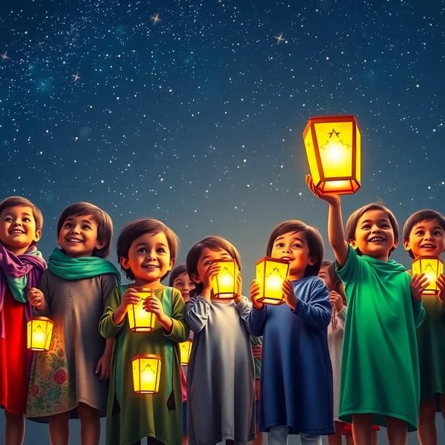غلاف الكتاب القصة بعنوان: تهنئة شهر رمضان المبارك