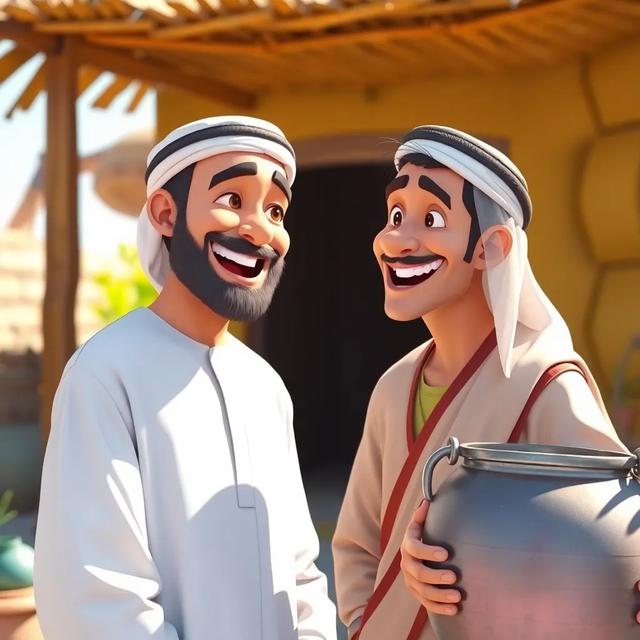 غلاف الكتاب القصة بعنوان: جُحا والإناء العجيب