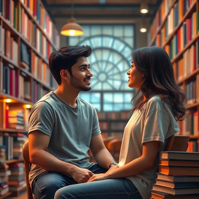 غلاف الكتاب القصة بعنوان: حب يوسف ورنا في الجامعة