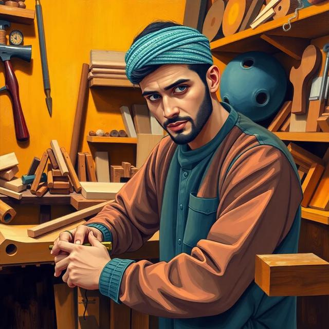 غلاف الكتاب القصة بعنوان: حكاية مراد الحرفي