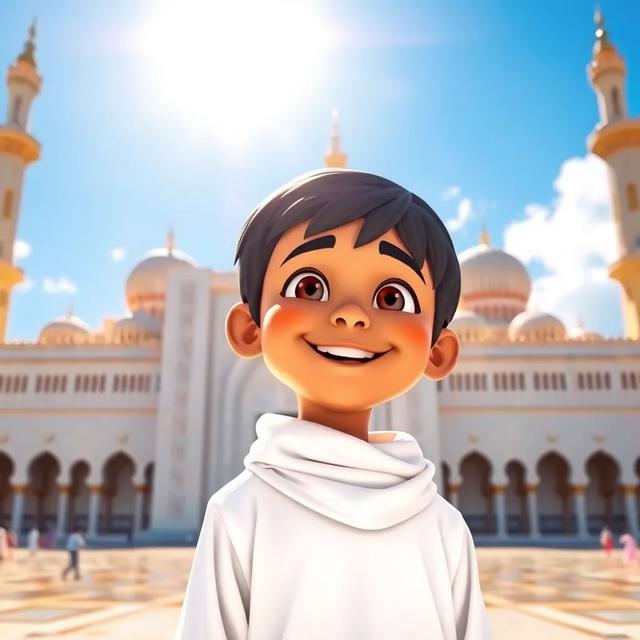 غلاف الكتاب القصة بعنوان: رحلة إلى المسجد الحرام والمسجد النبوي