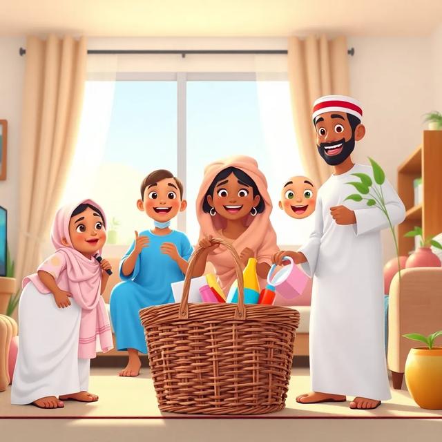 غلاف الكتاب القصة بعنوان: رحلة عائلة عمانية إلى الغابة