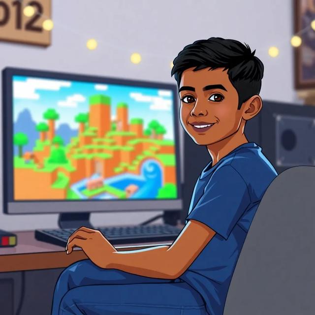 غلاف الكتاب القصة بعنوان: رحلة محمد مؤيد في لعبة ماينكرافت