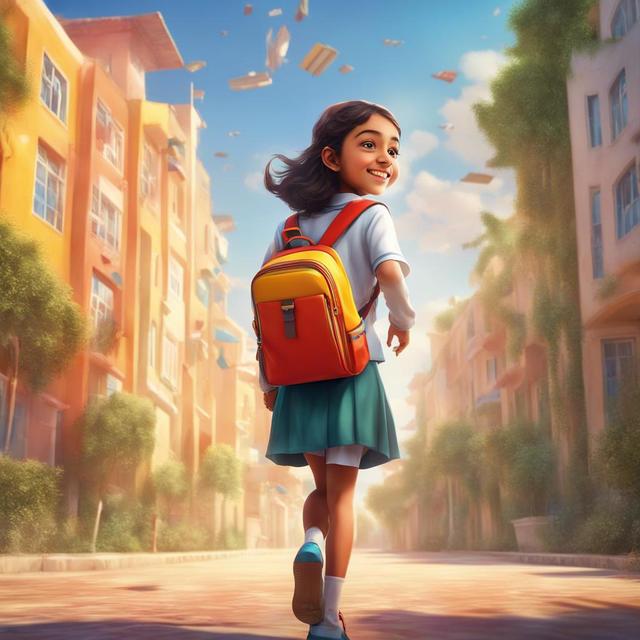 غلاف الكتاب القصة بعنوان: رحلة مريم نحو النجاح