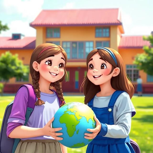غلاف الكتاب القصة بعنوان: سارة ومريم ودروس المحافظة على البيئة