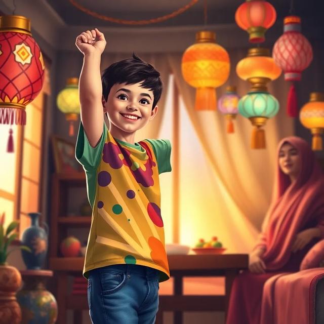 غلاف الكتاب القصة بعنوان: سامي في شهر رمضان
