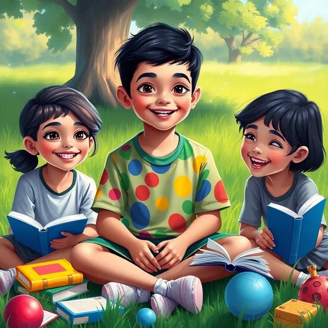 غلاف الكتاب القصة بعنوان: سليم والأصدقاء في سحر المذاكرة