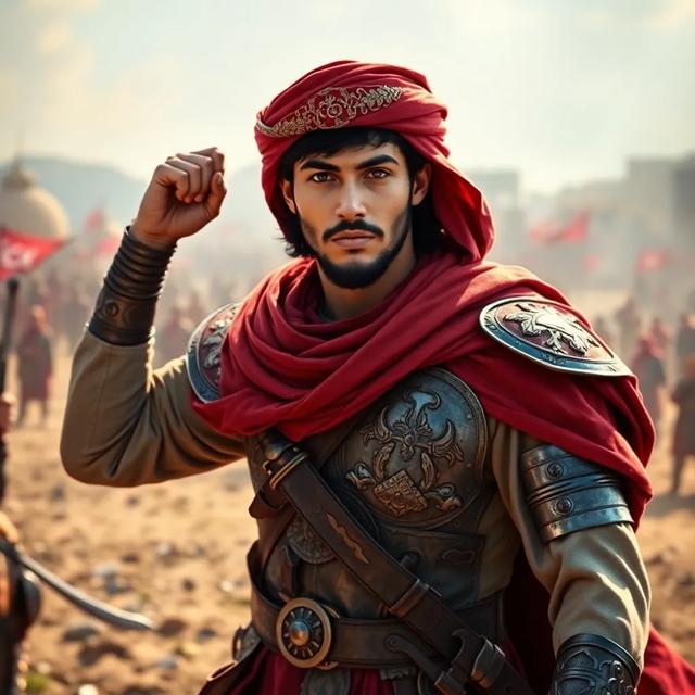 غلاف الكتاب القصة بعنوان: علي بن أبي طالب: فارس الشجاعة والعدل