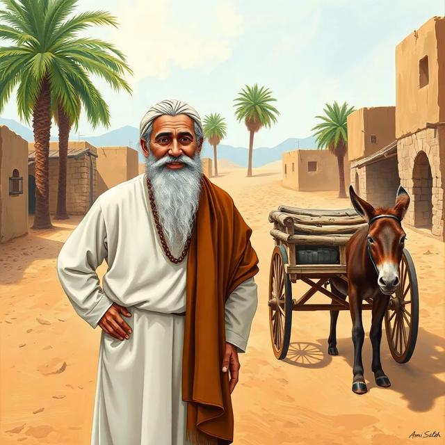 غلاف الكتاب القصة بعنوان: عمي صالح والعربة القديمة
